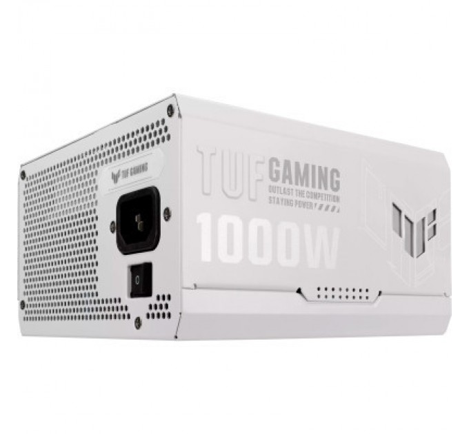 ASUS Блок живлення ASUS 1000W TUF-GAMING-1000G-WHITE PCIE5 (90YE00S5-B0NA00)