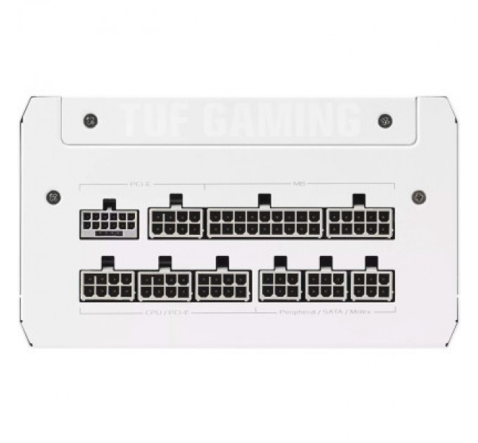 ASUS Блок живлення ASUS 1000W TUF-GAMING-1000G-WHITE PCIE5 (90YE00S5-B0NA00)