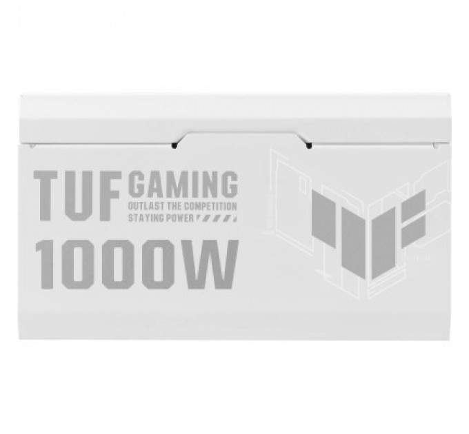 ASUS Блок живлення ASUS 1000W TUF-GAMING-1000G-WHITE PCIE5 (90YE00S5-B0NA00)
