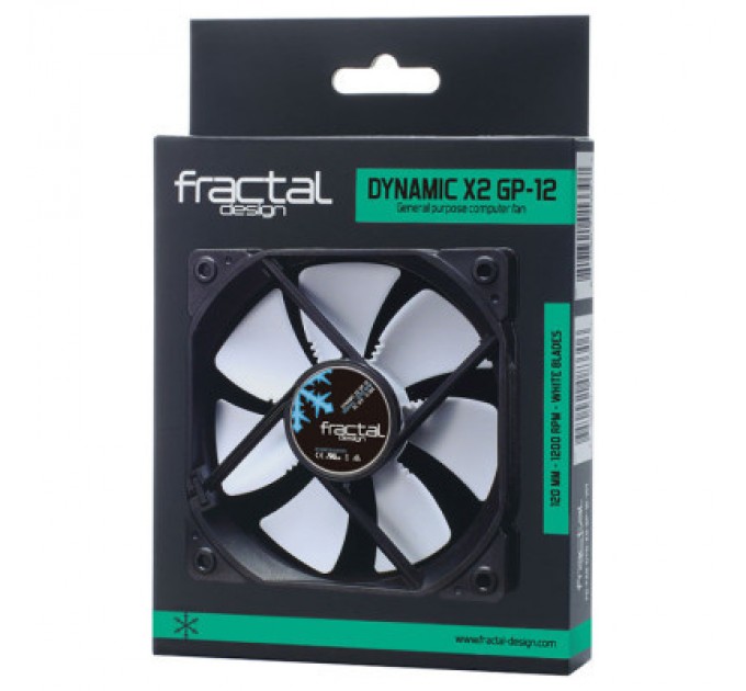 Fractal Design Кулер до корпусу Fractal Design DYNAMIC X2 GP-12 WH (FD-FAN-DYN-X2-GP12-WT)