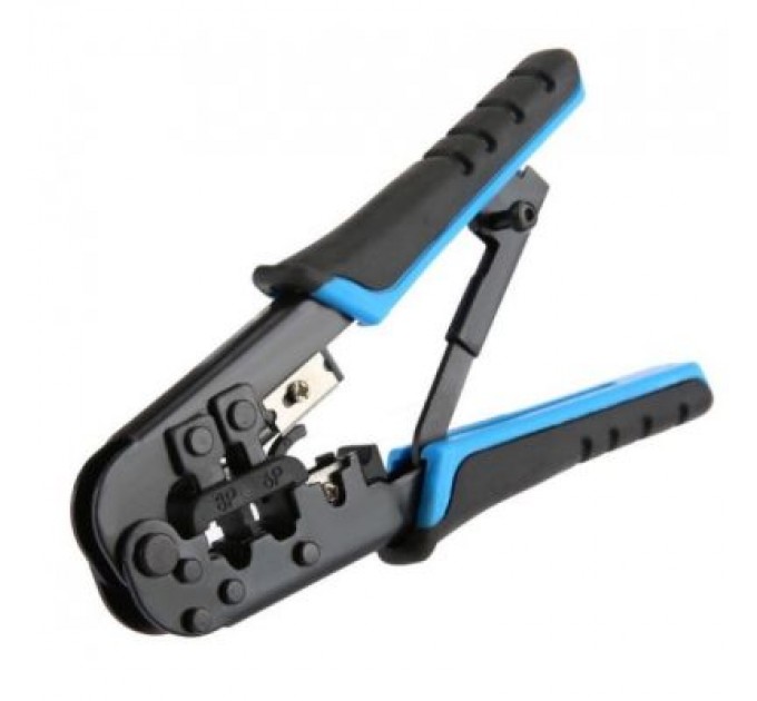 Merlion Інструмент Merlion RJ-45 (8P8C), RJ-12/11 (6P6C), 4P/6P/8P, з храповиком (YT-HT-5684R / 15317)