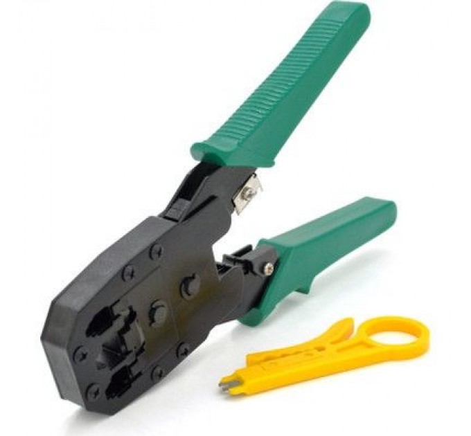 Merlion Інструмент Merlion RJ45/12/11, 4P/6P/8P, Green (XL-315 / 10129)