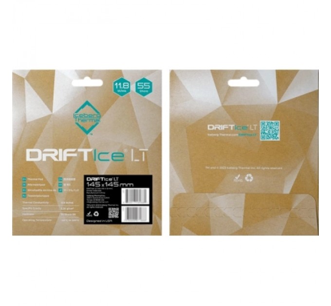 Iceberg Thermal Термопрокладка Iceberg Thermal DRIFTIce LT Thermal Pad 145mmx145mm 2.0mm (DTP05-T20D0-00A)