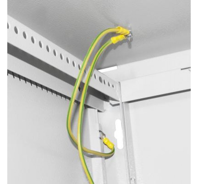 Ipcom Шафа настінна Ipcom 6U, 600*600, RAL7035 (СН-6U-060х060-ДС-7035)