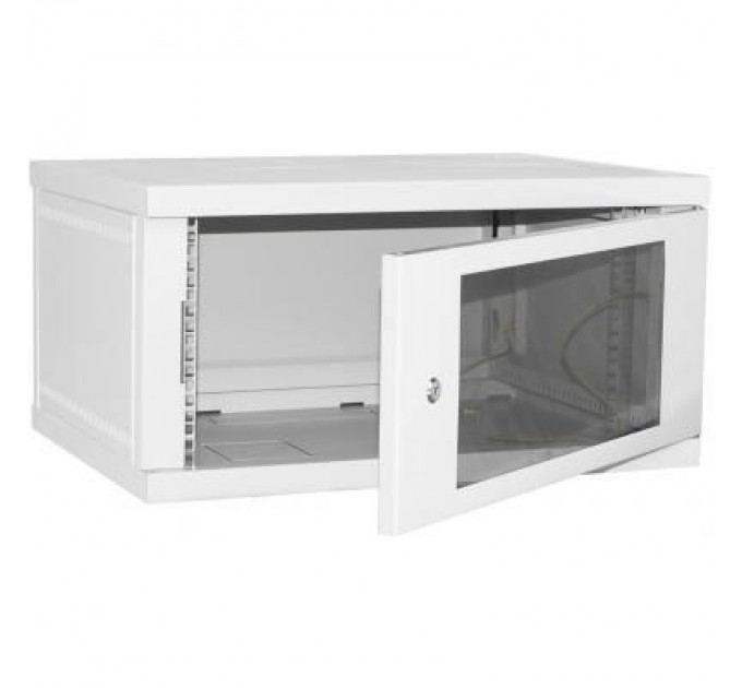 Ipcom Шафа настінна Ipcom 6U, 600*600, RAL7035 (СН-6U-060х060-ДС-7035)
