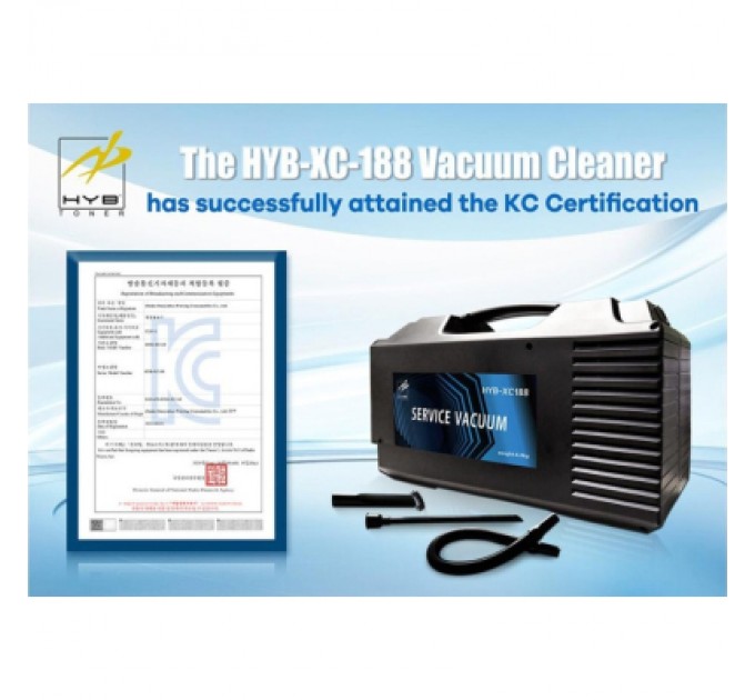 HYB Тонерний пилосос HYB XC-188, 1150 Вт, 220V (HYB-XC-188)