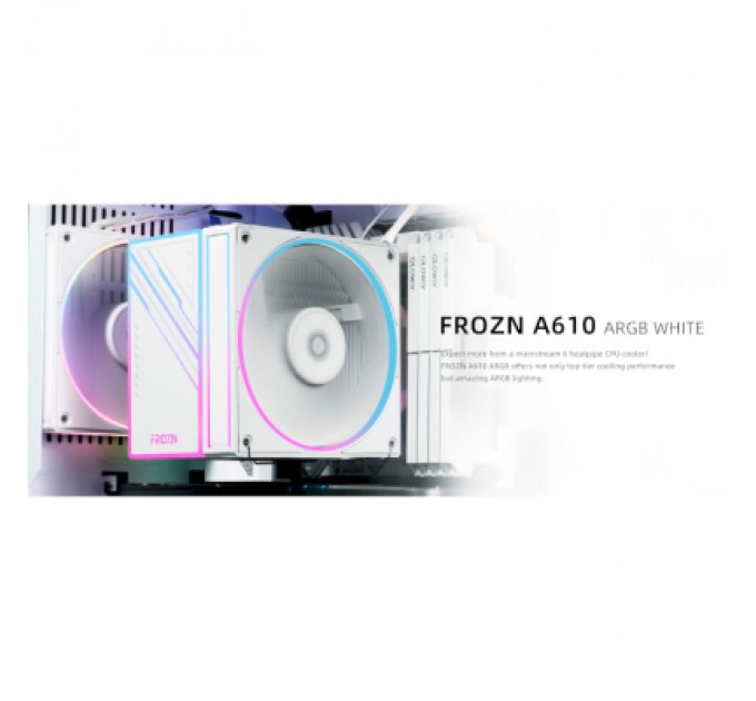 ID-Cooling Кулер до процесора ID-Cooling Frozn A610 ARGB White (FROZN A610 ARGB White)