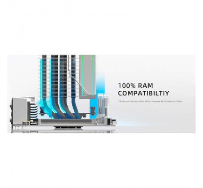 ID-Cooling Кулер до процесора ID-Cooling Frozn A610 ARGB White (FROZN A610 ARGB White)