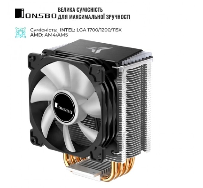 JONSBO Кулер до процесора JONSBO CR-1400 black