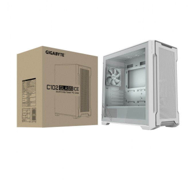 GIGABYTE Корпус GIGABYTE GIGABYTE C102 GLASS ICE