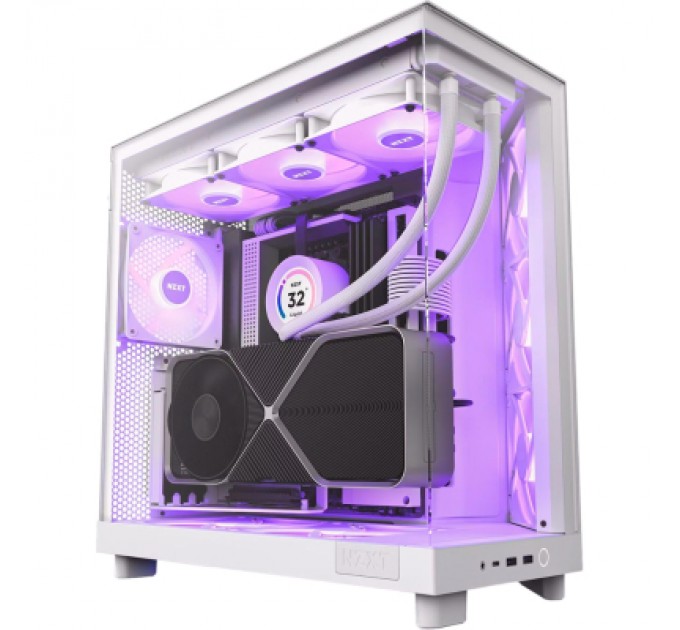 NZXT Корпус NZXT H6 Flow RGB All White (CC-H61FW-R1)