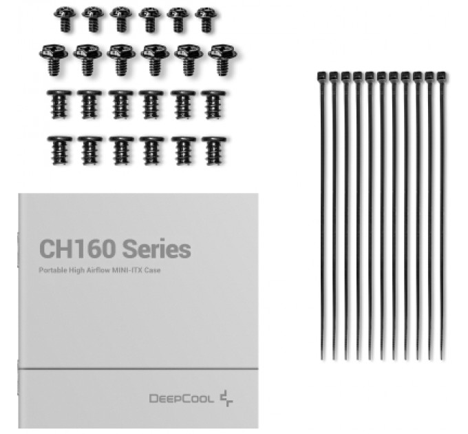 Deepcool Корпус Deepcool CH160 Black (R-CH160-BKNGI0-G-1)