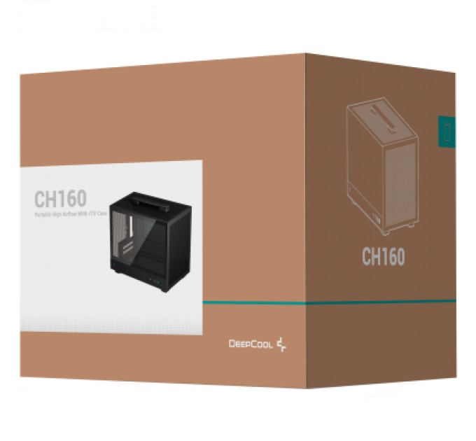 Deepcool Корпус Deepcool CH160 Black (R-CH160-BKNGI0-G-1)
