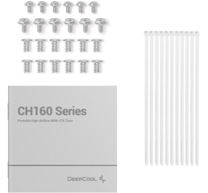 Deepcool Корпус Deepcool CH160 White (R-CH160-WHNGI0-G-1)
