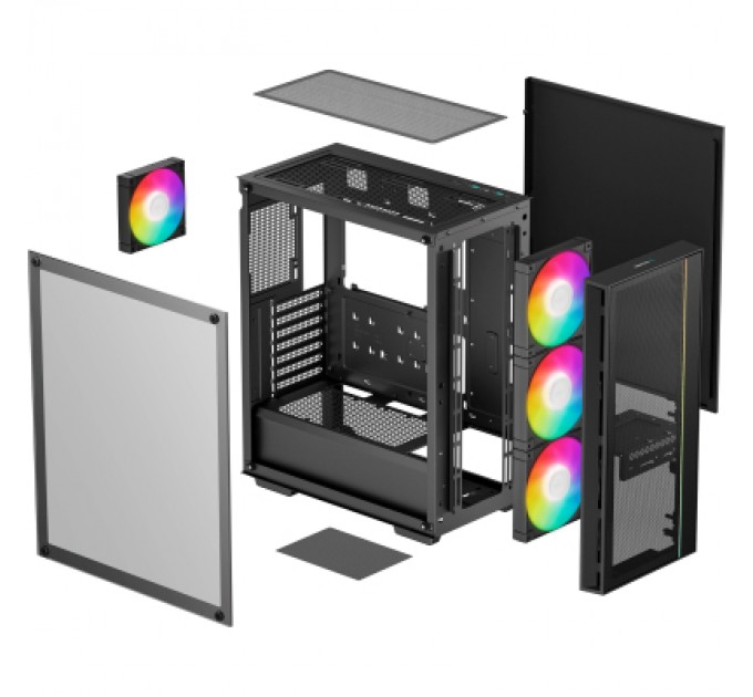 Deepcool Корпус Deepcool Matrexx 55 Mesh V4 Black (R-MATREXX55-BKAGA4-G-4)