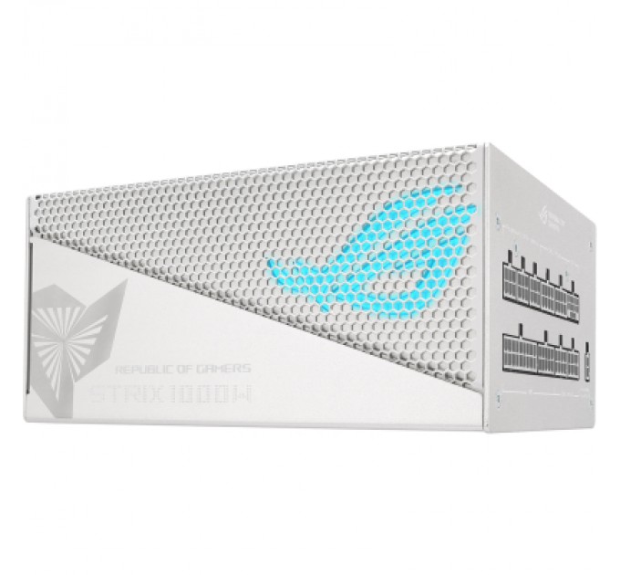 ASUS Блок живлення ASUS 1000W ROG Strix PCIE5 Gold Aura White Edition (90YE00P5-B0NA00)