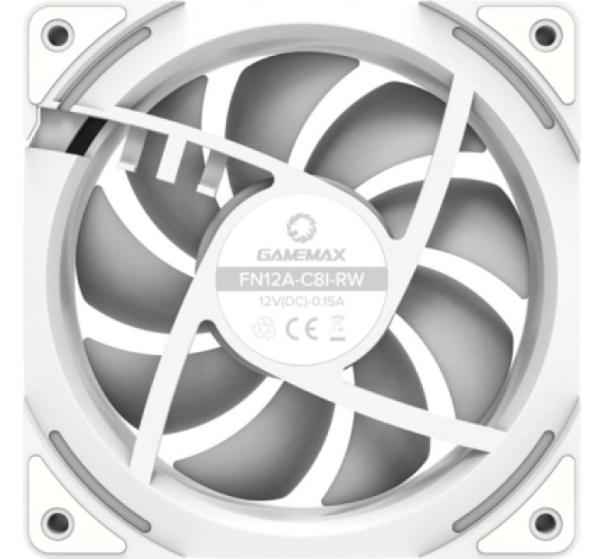 Gamemax Кулер до корпусу Gamemax FN12A-C8I-RW
