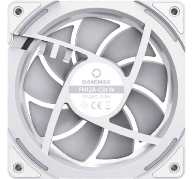 Gamemax Кулер до корпусу Gamemax FN12A-C8I-W