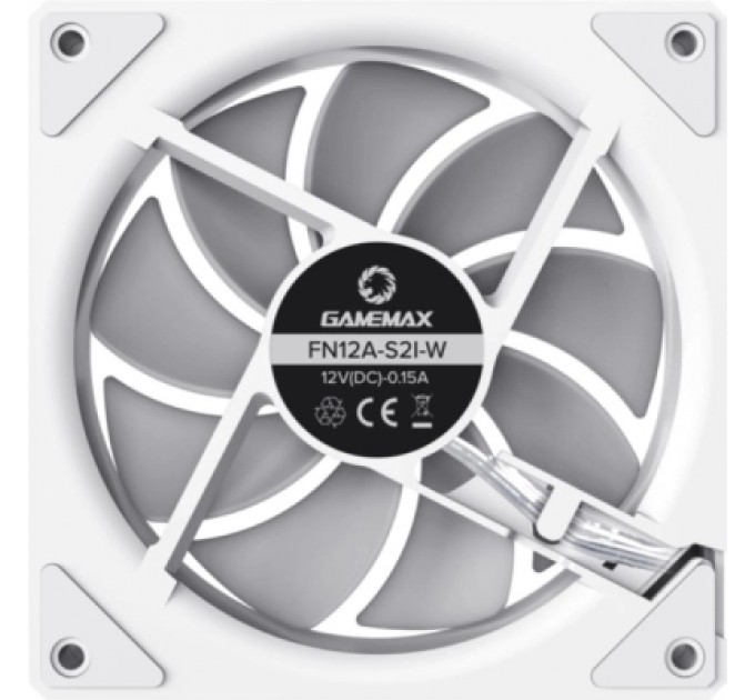 Gamemax Кулер до корпусу Gamemax FN12A-S2I-W