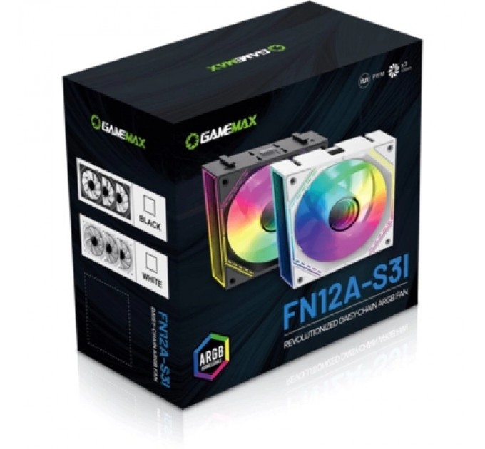 Gamemax Кулер до корпусу Gamemax FN12A-S3I