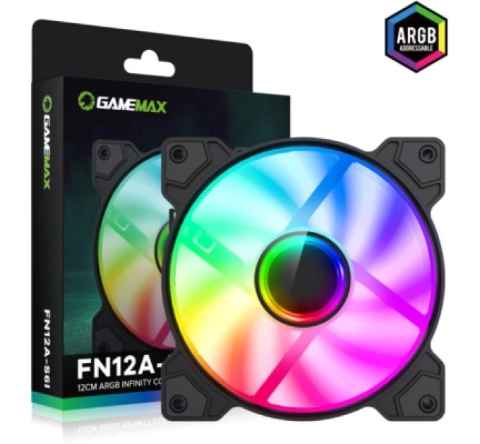 Gamemax Кулер до корпусу Gamemax FN12A-S6I