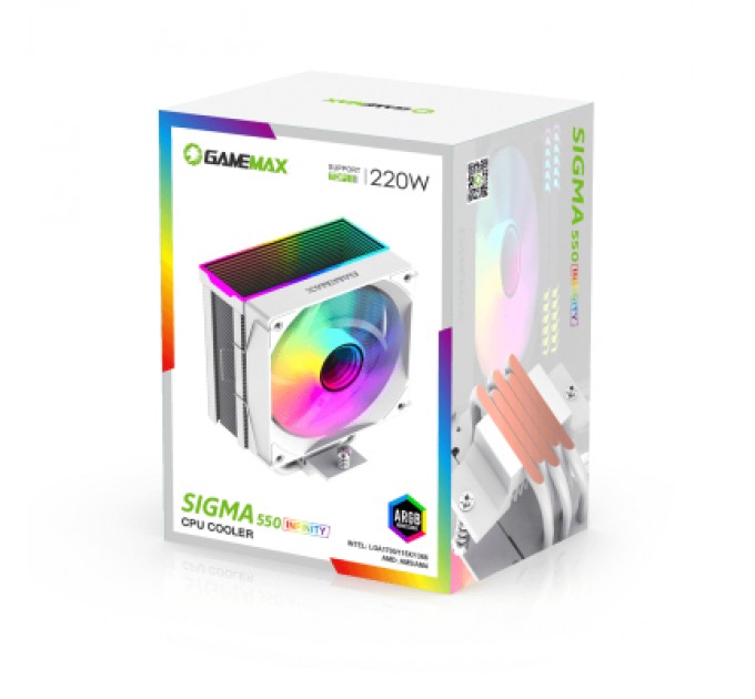 Gamemax Кулер до процесора Gamemax Sigma 550 Infinity WH