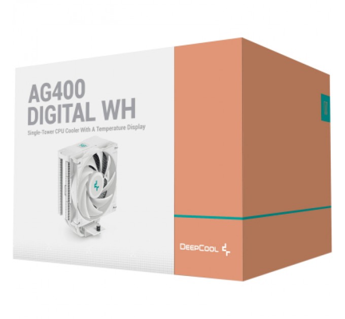 Deepcool Кулер до процесора Deepcool AG400 Digital WH (R-AG400-WHNDMN-G-1)