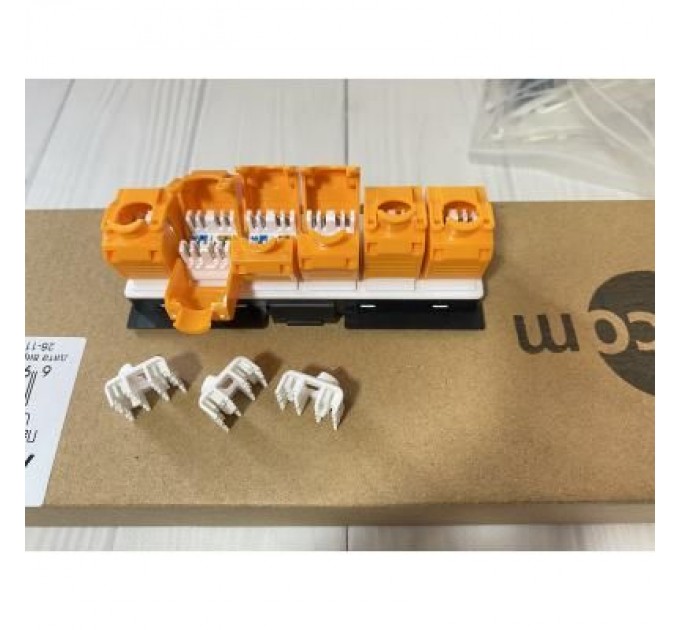 Atcom Патч-панель 19" 24хRJ-45 UTP 1U cat.6, в зборі з Keystone, Organizer Atcom (P6148)