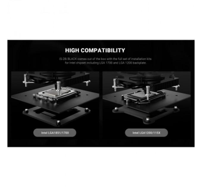 ID-Cooling Кулер до процесора ID-Cooling IS-28i BLACK