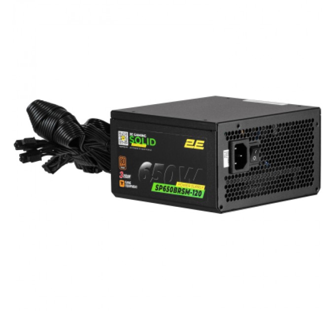 2E Блок живлення 2E 650W (2E-SP650BRSM-120)