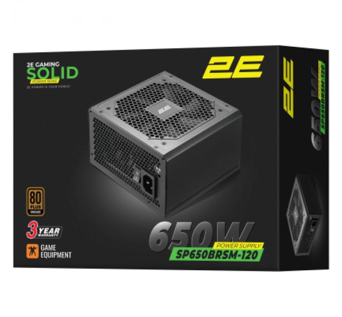 2E Блок живлення 2E 650W (2E-SP650BRSM-120)