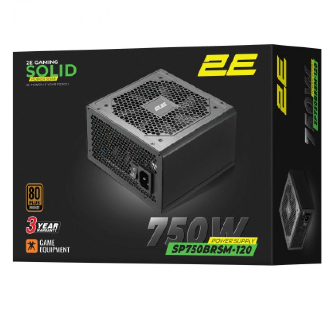 2E Блок живлення 2E 750W (2E-SP750BRSM-120)