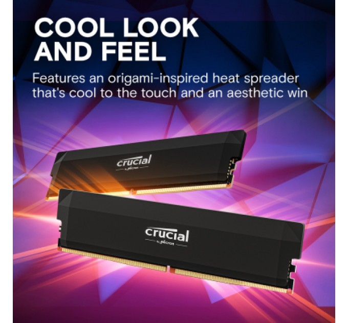 Micron Модуль пам'яті для комп'ютера DDR5 16GB 6000 MHz Pro Overclocking Micron (CP16G60C36U5B)