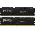 Kingston Fury (ex.HyperX) Модуль пам'яті для комп'ютера DDR5 16GB (2x8GB) 6000 MHz Beast Black XMP Kingston Fury (ex.HyperX) (KF560C30BBK2-16)