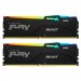 Kingston Fury (ex.HyperX) Модуль пам'яті для комп'ютера DDR5 16GB (2x8GB) 6000 MHz Beast RGB EXPO Kingston Fury (ex.HyperX) (KF560C30BBEAK2-16)