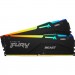 Kingston Fury (ex.HyperX) Модуль пам'яті для комп'ютера DDR5 16GB (2x8GB) 6000 MHz Beast RGB XMP Kingston Fury (ex.HyperX) (KF560C30BBAK2-16)