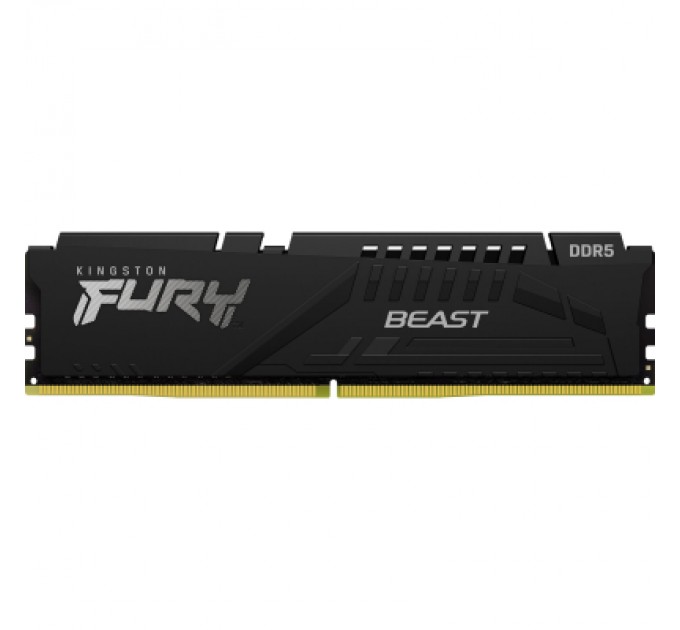 Kingston Fury (ex.HyperX) Модуль пам'яті для комп'ютера DDR5 16GB 6000 MHz Beast Black XMP Kingston Fury (ex.HyperX) (KF560C30BB-16)