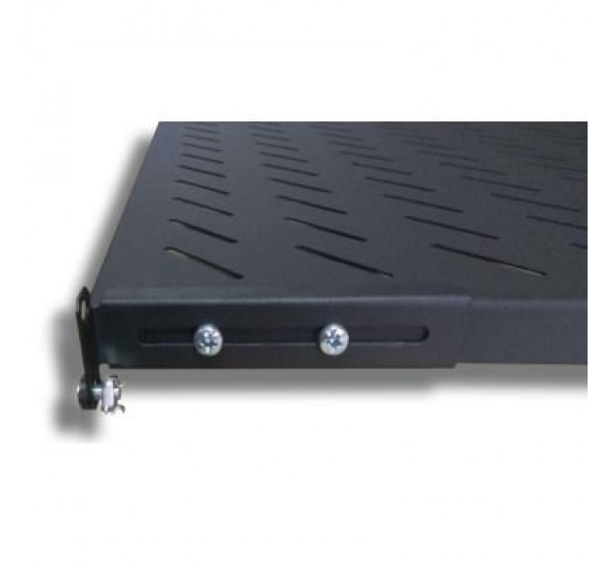 Hypernet Полка 19" Hypernet 1U глиб. 400мм, в шкафи глибиною 600мм, чорна (U-FS-60-BLACK)