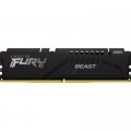 Kingston Fury (ex.HyperX) Модуль пам'яті для комп'ютера DDR5 16GB 6400 MHz Beast Black XMP Kingston Fury (ex.HyperX) (KF564C32BB-16)