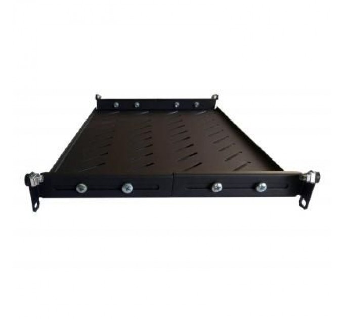 Hypernet Полка 19" Hypernet 1U глиб. 400мм, в шкафи глибиною 600мм, чорна (U-FS-60-BLACK)