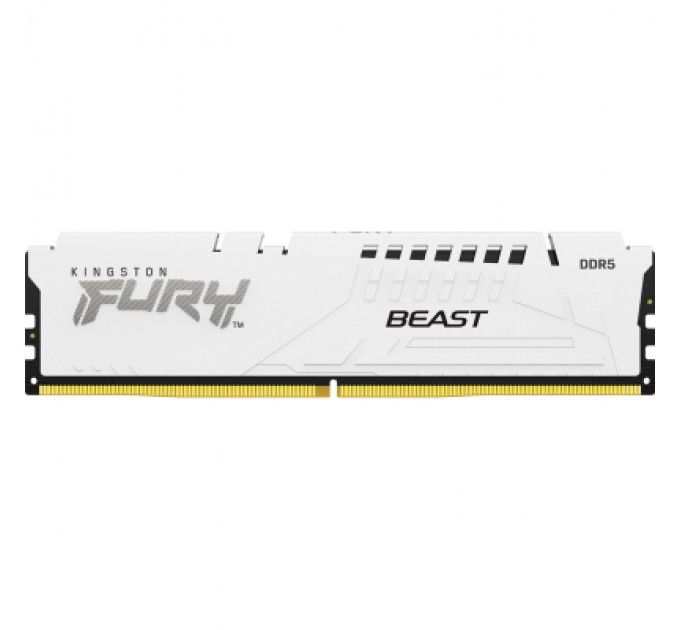 Kingston Fury (ex.HyperX) Модуль пам'яті для комп'ютера DDR5 16GB 6400 MHz Beast White EXPO Kingston Fury (ex.HyperX) (KF564C32BWE-16)