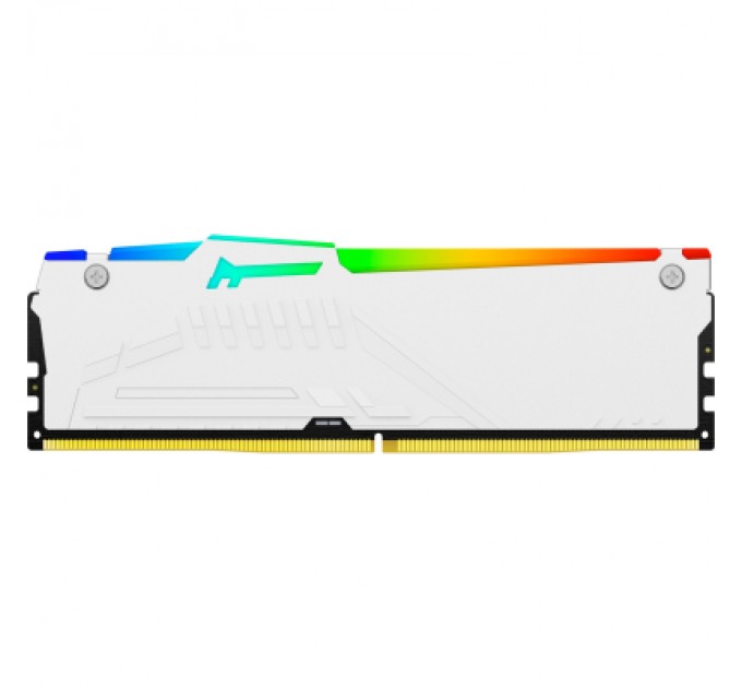 Kingston Fury (ex.HyperX) Модуль пам'яті для комп'ютера DDR5 16GB 6800 MHz Beast White RGB XMP Kingston Fury (ex.HyperX) (KF568C34BWA-16)