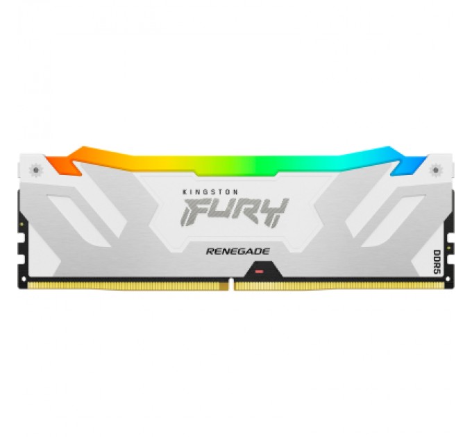 Kingston Fury (ex.HyperX) Модуль пам'яті для комп'ютера DDR5 16GB 7600 MHz Renegade RGB White XMP Kingston Fury (ex.HyperX) (KF576C38RWA-16)