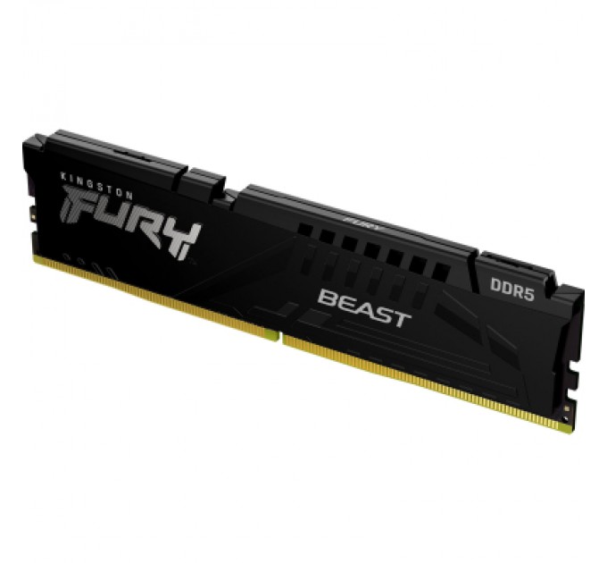 Kingston Fury (ex.HyperX) Модуль пам'яті для комп'ютера DDR5 32GB 6400 MHz Beast Black XMP Kingston Fury (ex.HyperX) (KF564C32BB-32)