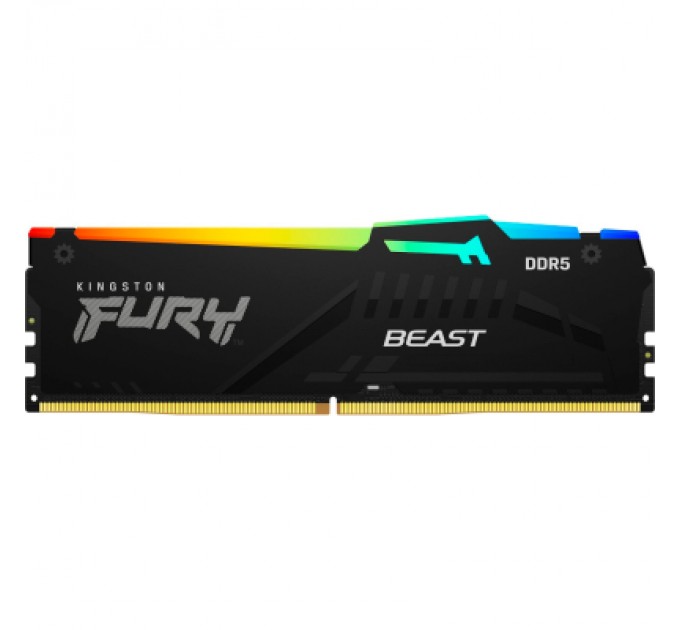 Kingston Fury (ex.HyperX) Модуль пам'яті для комп'ютера DDR5 32GB 6400 MHz Beast RGB EXPO Kingston Fury (ex.HyperX) (KF564C32BBEA-32)
