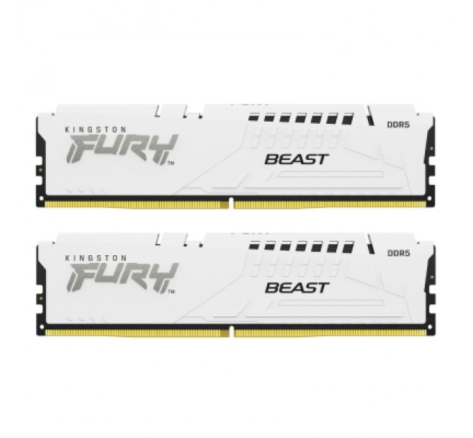Kingston Fury (ex.HyperX) Модуль пам'яті для комп'ютера DDR5 32GB (2x16GB) 6800 MHz Beast White EXPO Kingston Fury (ex.HyperX) (KF568C34BWEK2-32)