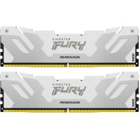 Модуль пам'яті для комп'ютера DDR5 32GB (2x16GB) 7200 MHz Renegade White XMP Kingston Fury (ex.HyperX) (KF572C38RWK2-32)
