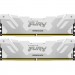 Kingston Fury (ex.HyperX) Модуль пам'яті для комп'ютера DDR5 32GB (2x16GB) 7200 MHz Renegade White XMP Kingston Fury (ex.HyperX) (KF572C38RWK2-32)