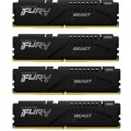 Kingston Fury (ex.HyperX) Модуль пам'яті для комп'ютера DDR5 128GB (4x32GB) 5600 MHz Beast Black XMP Kingston Fury (ex.HyperX) (KF556C40BBK4-128)
