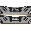 Kingston Fury (ex.HyperX) Модуль пам'яті для комп'ютера DDR5 32GB (2x16GB) 7600 MHz Renegade Silver XMP Kingston Fury (ex.HyperX) (KF576C38RSK2-32)